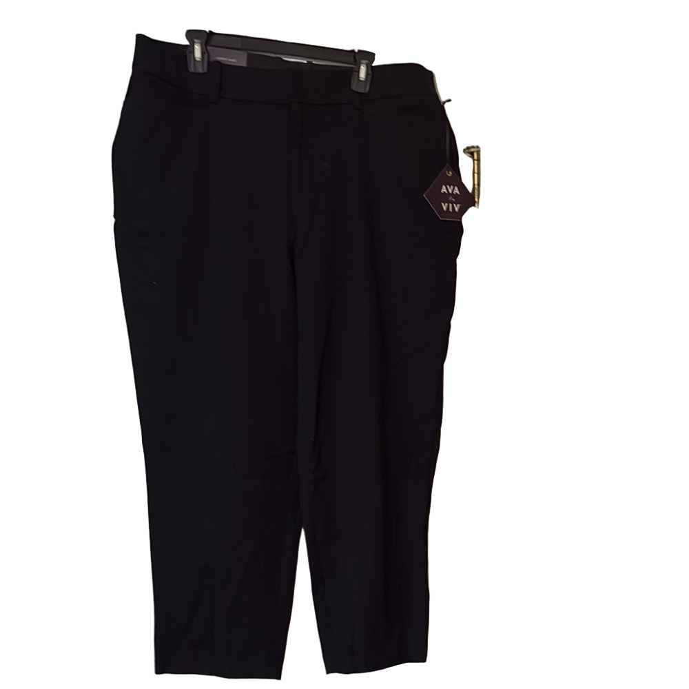 Ava & Viv women’s Classic Black Dress Pants 17